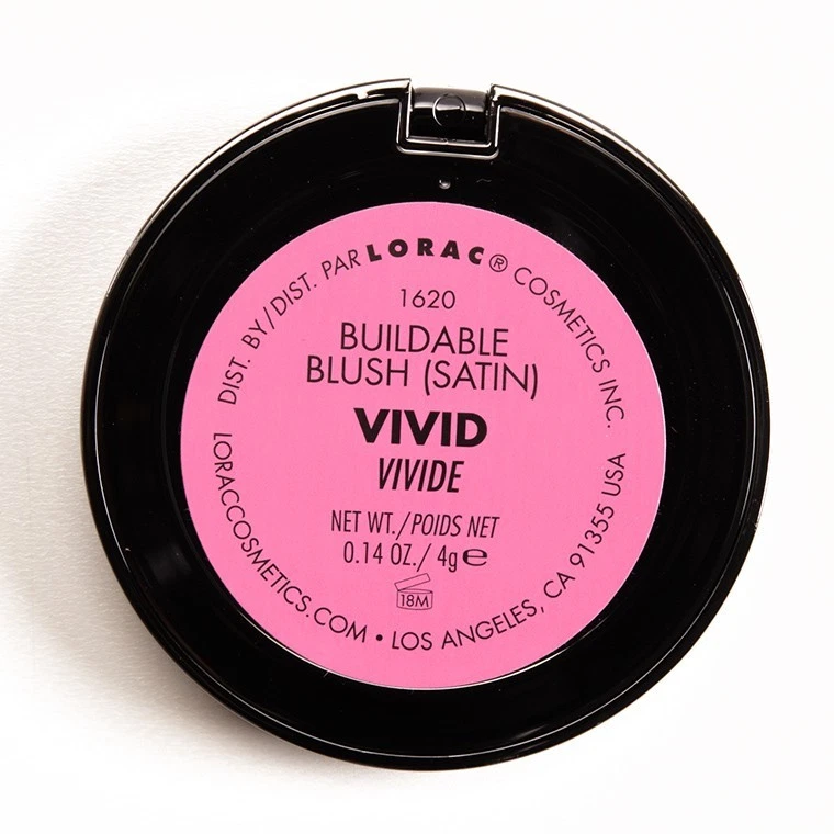 LORAC Blush .14 oz / 4 g Buildable Blush VIVID  pressed powder Rare color NEW - Image 2 of 2