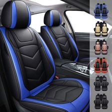 Car Seat Covers Pu Leather Universal Sedan Suv Luxury Full Set Seat Protector