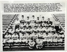 1959 Original Type 1 LA DODGERS TEAM Photo - 7