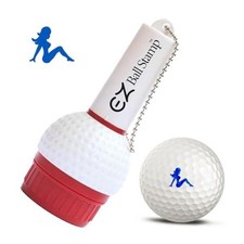 EZBallStamp Golf Ball Stamp - Blue Lady