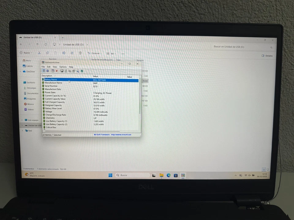 Portátil Dell Latitude 3510 i5-10210U 1.6GHz 8GB 256SSD Webcam 15,6" FHD HDMI 19 - Imagen 4 de 4