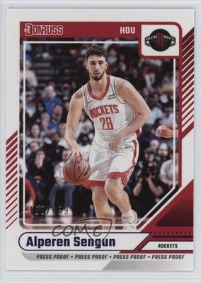 2024-25 Panini Donruss Press Proof Purple 100/199 Alperen Sengun #120 0s55