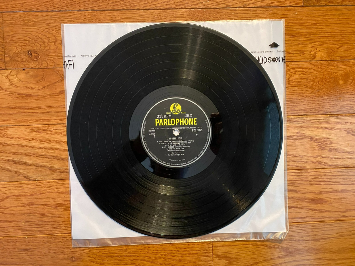 The Beatles - Rubber Soul LP Parlophone PCS 3075 1965 UK Pressing