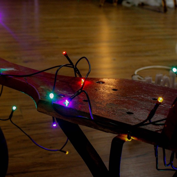 Lichterkette Deko 35 Led Bunt Rgb Mini Beleuchtung Party Weihnachten Indoor-image