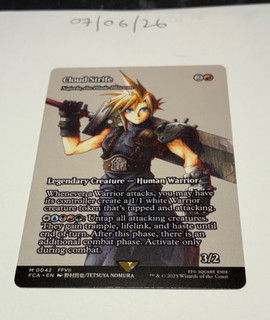 Magic the Gathering MTG Cloud Strife (Najeela the Blade Blossom) x1 Karte NM/M