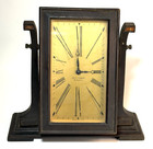 Vintage SETH THOMAS ELFIN Shelf Dresser Clock Swivel Untested — photo 2
