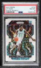 2021-22 Panini Prizm White Sparkle Prizm JT Thor #272 PSA 8 11oq