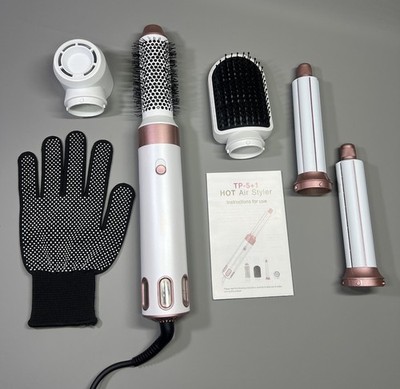 5 in 1 Hair Magic Dryer Bürste Heißluft Lockenwickler Glätteisen Schnelltrocknend High Speed