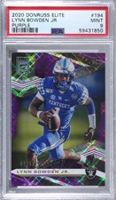 2020 Panini Donruss Elite Rookies Purple /99 Lynn Bowden Jr PSA 9 MINT Rookie RC