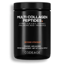 Multi Collagen Peptides + Probiotics Powder. CODEAGE