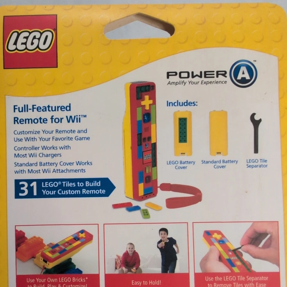 LEGO Build & Play Remote - Nintendo Wii POWER A Controller - NEW SEALED - Image 3 of 4