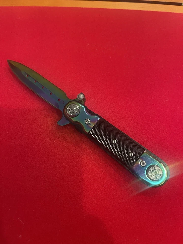 Cuchillo táctico plegable MTech EE. UU. 440 acero diseño EE. UU. (caja de 10) Foto 2 de 4