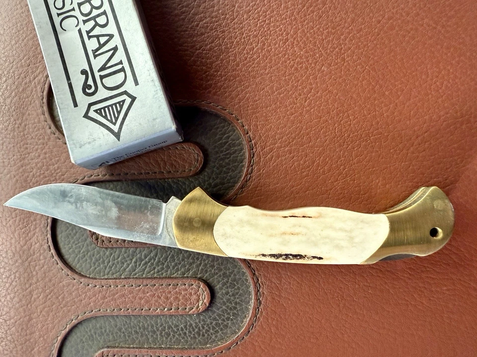 Faca de bolso Boker Scout 2004 trava lâmina traseira Alemanha Solingen 4 polegadas fechada - Imagem 2 de 4