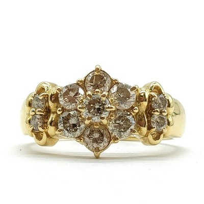 Jewelry Ring Natural Diamond 1ct Gold 4110824