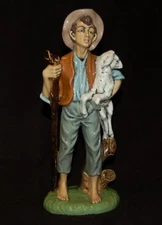 VINTAGE Nativity Porcelain Large 11" Figurine Shepard Pemberton Neal RARE FIND!