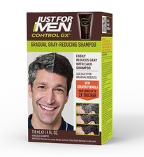Just for Men Control GX Grey Reducing Shampoo, 4 Fl Oz Pack of 1 ,