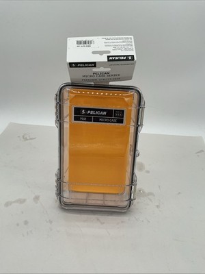 Pelican M60 Waterproof Hard Micro Case Yellow /Clear