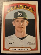 2021 Topps Heritage Baseball Chris Bassitt #214 Oakland Athletics