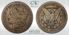 1893-S $1 CACG VG8 CAC Morgan Silver Dollar 990112624