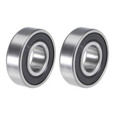 2pcs 6203-2RS 17x40x12mm Deep Groove Ball Bearings Double Sealed Chrome Steel P5