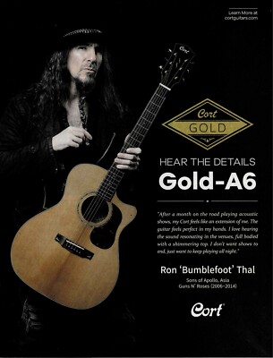 Cort Guitars - Ron Bumblefoot Thal - 2021 Print Advertisement