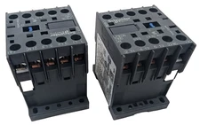 2 Schneider LP1K0601BD Contactor Miniature 24Vdc Coil DIN Rail 690VAC 6A 3HP NEW