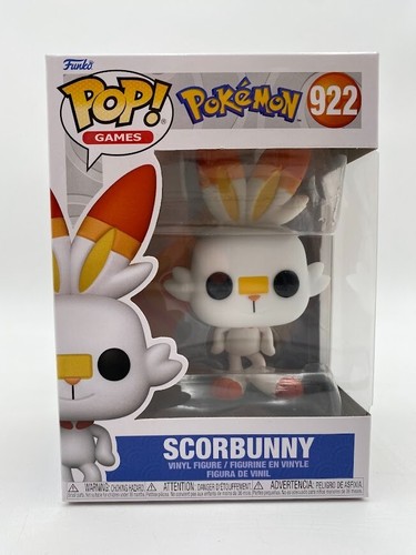 Funko Pop! Games: Vinyl: Pokémon - Scorbunny #922 NEW