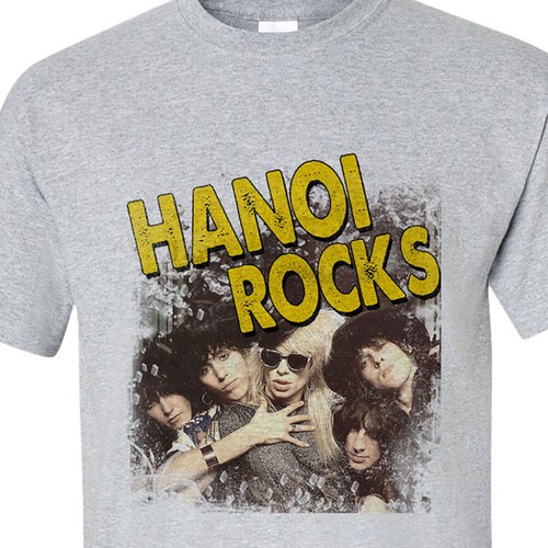 Hanoi Rocks T Shirt retro 1980s heavy 