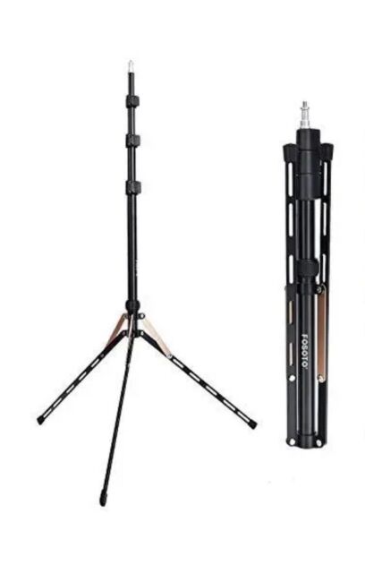 FOSOTO 75in Fold Tripod Light Stand-Super Lightweight/Compact-Camera/Ring/Video FOSOTO 75in Fold Tripod Light Stand-Super Lightweight/Compact-Camera/Ring/Video