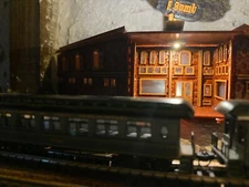 N Scale Model Bar and Grill Kit (Fronted) for Model Railroad/Diorama's -  