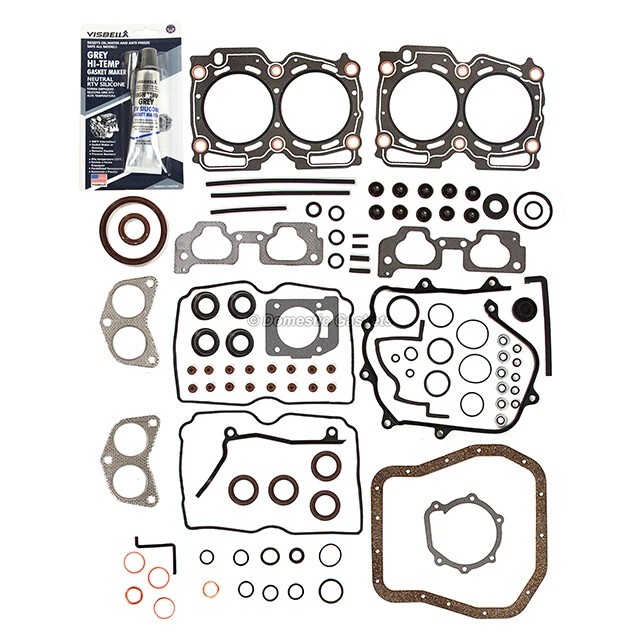 Fits 99-03 Subaru Impreza Forester Legacy Outback 2.5L SOHC Full Gasket Set EJ25 - Image 2 of 4