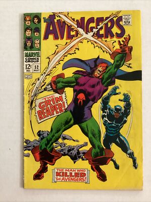 Avengers #52 Fine- 1st Grim Reaper - Black Panther Joins - Marvel ...