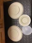 Vintage Tupperware Serve It All Pedestal Platter Cake Chip Dip Party Set 9" EUC — photo 3
