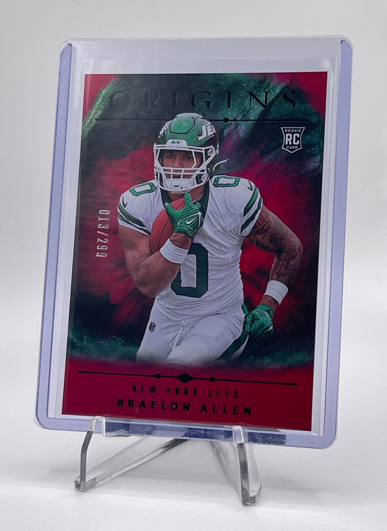 2024 Panini Origins - Rookies Holo Red #101 Braelon Allen /299 (RC) NY Jets