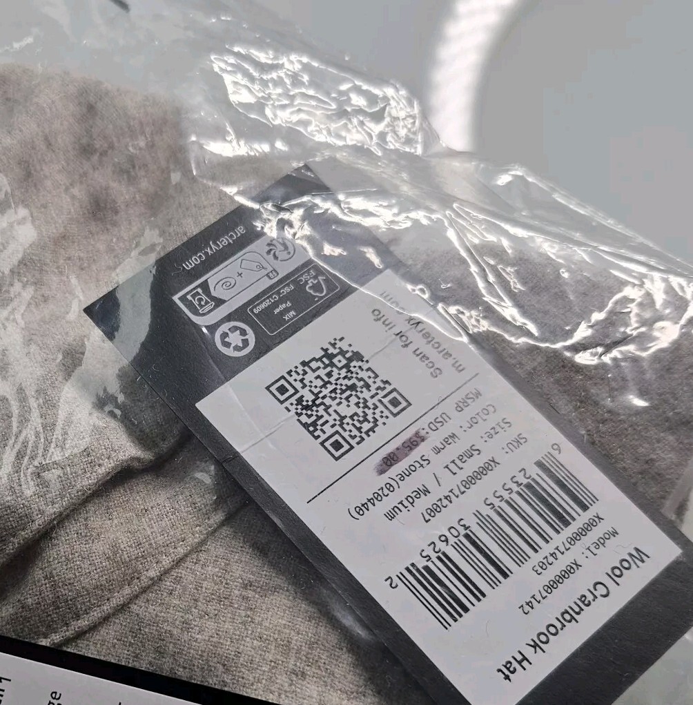 CAPPELLO ARC'TERYX LANA CRANBROOK NUOVO Octayarn Beige