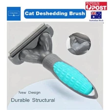 Pet Hair Remover Brush Stainless Steel Comb for Dog Cat Grooming with Ergonomic