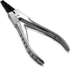 Ring Opener Piercing Heavy Big Gauge Captive Bead Opening Pliers 6'' with Black