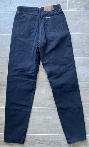 Vintage ATDenim Size 12L High-Waist Black Jeans 5-Pocket Straight Leg 31” Inseam - Picture 4 of 6