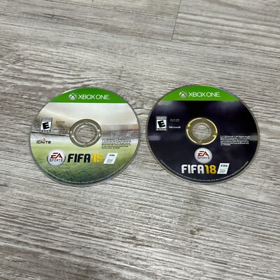 Soccer Game Bundle FIFA 18 & FIFA 15 (Microsoft Xbox One) Disc Only Lot