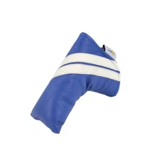 Sunfish Blue with White Stripes Leather golf blade putter headcover