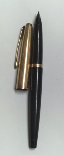 Stylo Plume Parker 45 Vintage - Plume Doublé Or Laminé - Occasion - Rechargement Cartouches