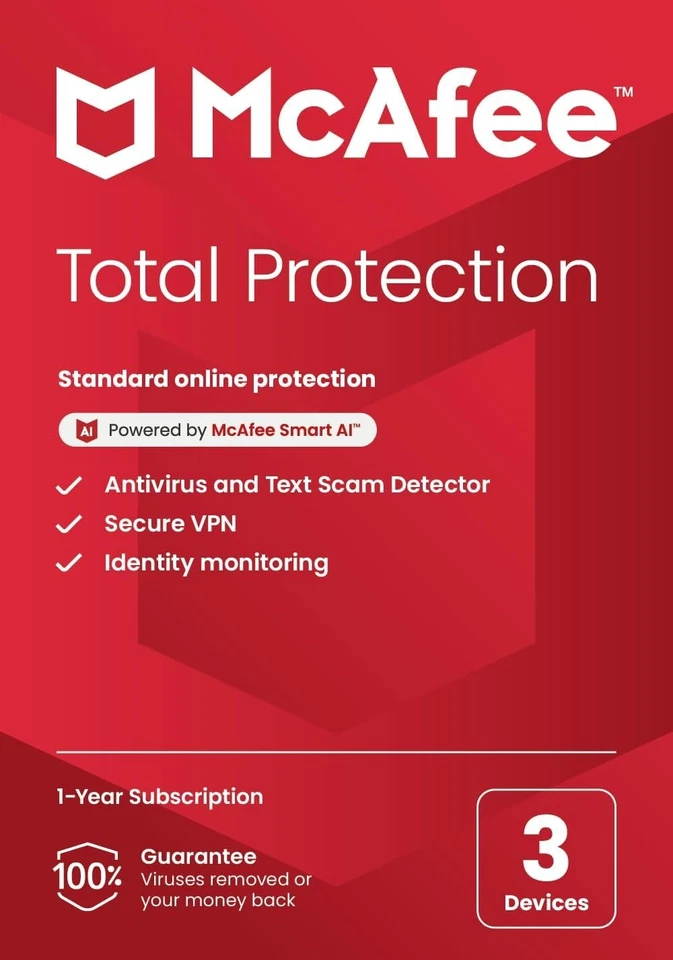 Total Protection 3-Device Security Software with Antivirus & VPN | 2025 Edition - Image 3 of 4