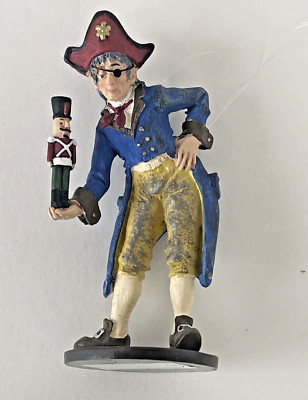Dept 56 Resin Figurine Ornament Pirate Holding a Nutcracker Figurine 4'' Rare