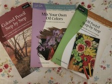 Walter Foster Art Books Lot Of 3. Colored Pencil, Mix Oil Colors, Oil Pastels