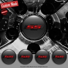 Camaro Ss Decals Set Of 4 3d Gel Silicone Center Wheel Caps Stickers