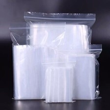 Grip Seal Bags Self Press and Resealable Polythene Clear Bags 150 x220 mm 1000PK