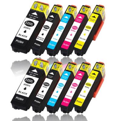 10 Druckerpatronen für EPSON Expression Premium XP-645 XP-830 XP-7100