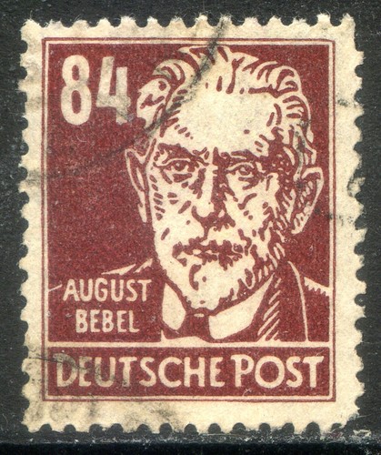 Germany GDR 1952 Unified - August Bebel - No. 341 Used (l580)