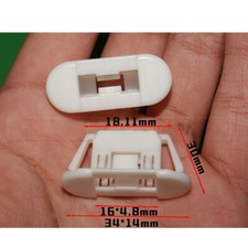 10 clips de moldura de escalón lateral para panel basculante estribo de auto para Nissan