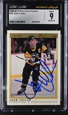 John Cullen Signed 1990-91 O-Pee-Chee Premier Card #20 OPC CGC 9 JSA 9 Auto